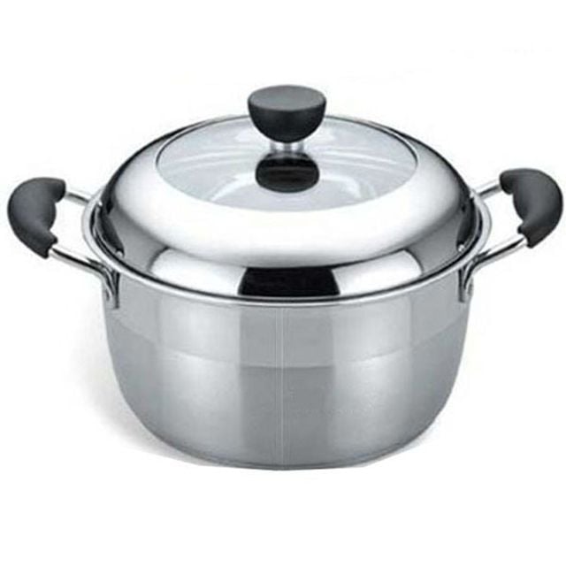 키친플라워 인덕션 냄비 라면 찌개 양수 냄비 20cm - 상품 이미지