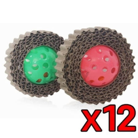 트렌디프레소협력사 데이슬롯 캣프랜드 스크레쳐볼 2p C109 고양이 스크래쳐 반려동물