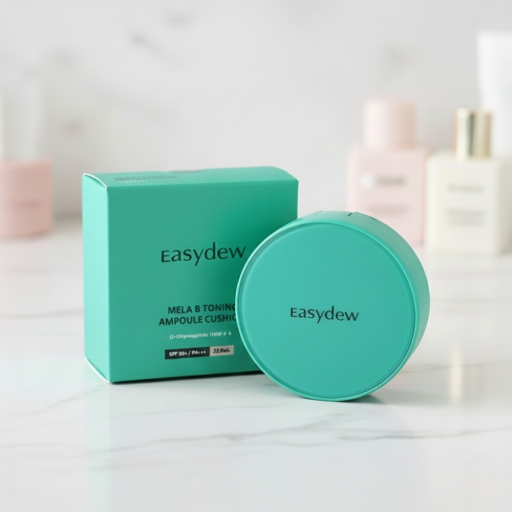 기미쿠션 EASYDEW 기미팩트 앰플사용후기 기미커버