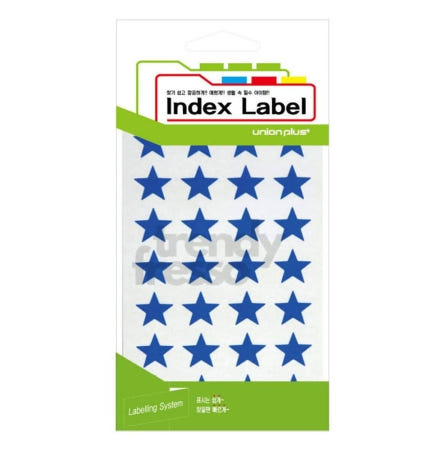 [트렌디프레소협력사]데이슬롯 홀로그램 별스티커 블루 17X17mm 12매 X5개 선생님스티커