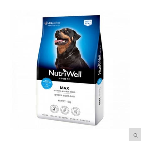 온담샵 반려견 뉴트리웰 맥스 15kg 강아지사료 개밥 애견사료 강아지영양제 소프트사료 건식사료 강아지훈련용간식 자견용사료