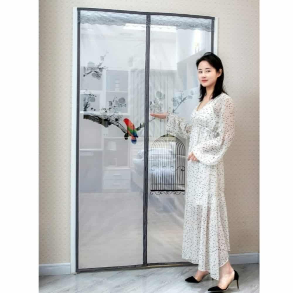 문 모기장(100x220cm) 출입구방충망 현관모기장 - 상품 이미지