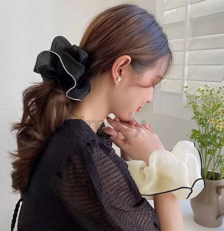 [트렌디프레소협력사]데이슬롯 쉬폰 왕곱창밴드 빅사이즈 왕곱창끈 곱창끈