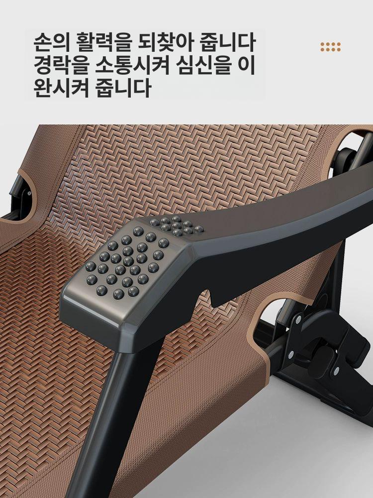 호텔 수영장 썬베드 폴딩 비치 펜션 야외 휴식 리클라이너 의자 - 상세 이미지 3