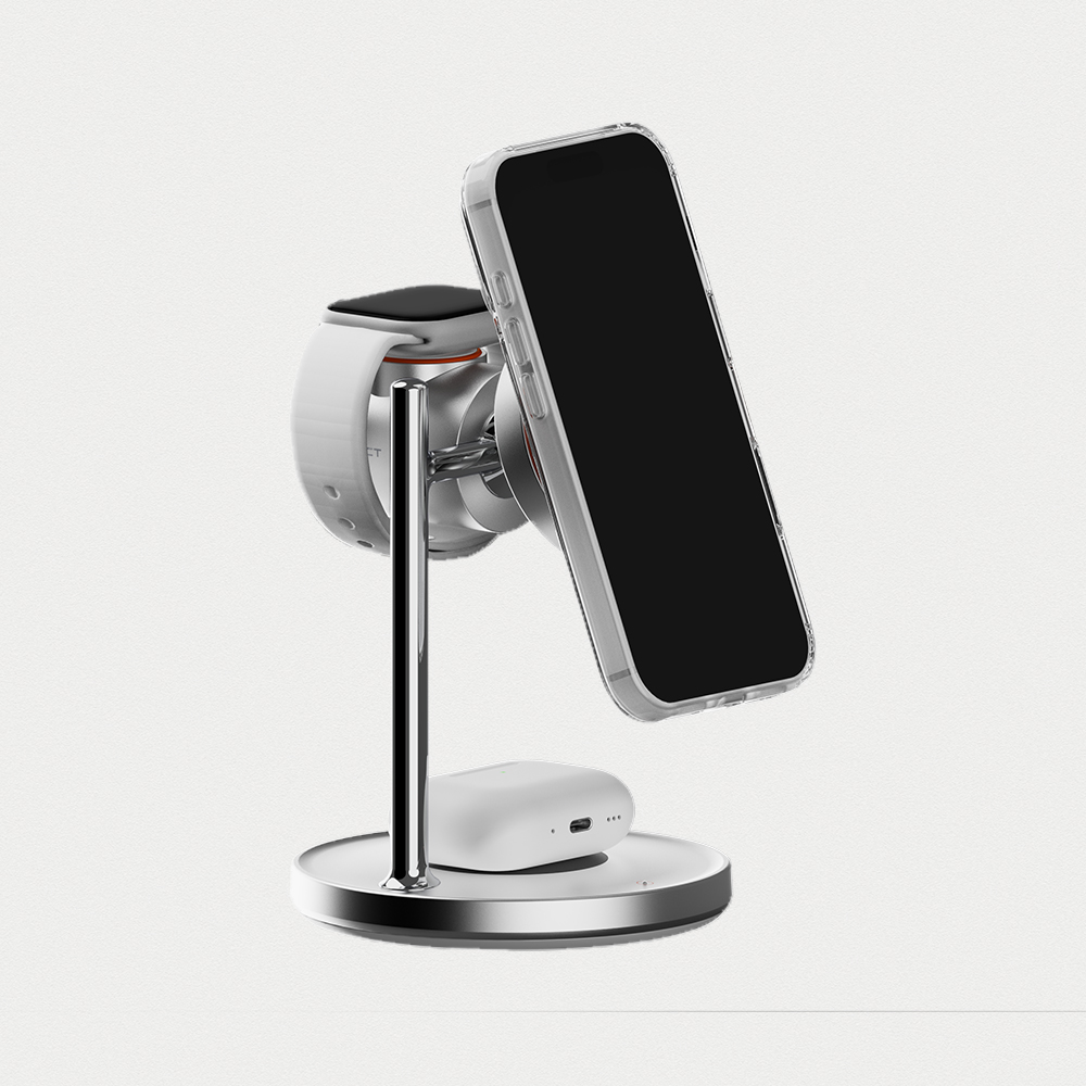 벤딕트 맥세이프 무선 충전기 Qi2 25W 초고속 멀티 3IN1 애플 삼성 에어로스테이션