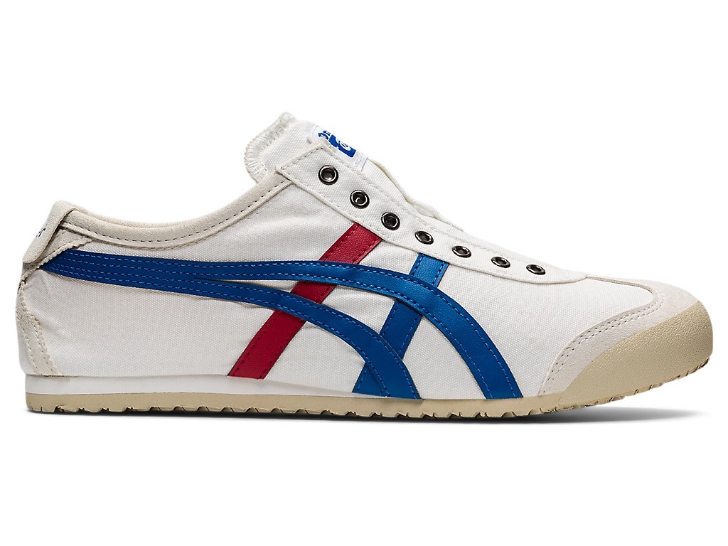 오니츠카타이거 멕시코66 슬립온 WHITE/TRICOLOR 일본직배송 재고 남자 여자 - 상세 이미지 3