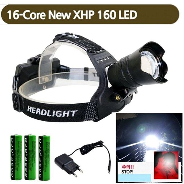 낚시 해루질 랜턴 P8072 LED 캠핑 충전식 헤드랜턴 XH - 메인 이미지