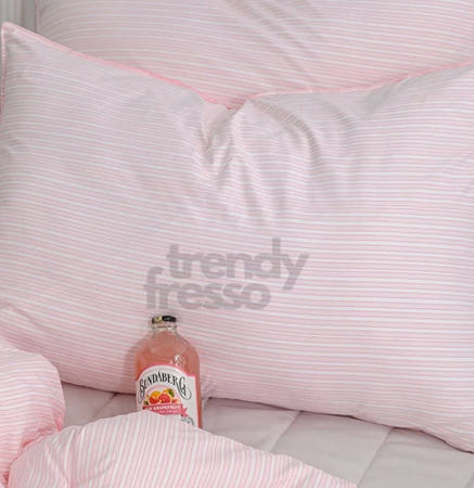 데이슬롯 베개커버 스트라이프 핑크 50x70 베개커버5070