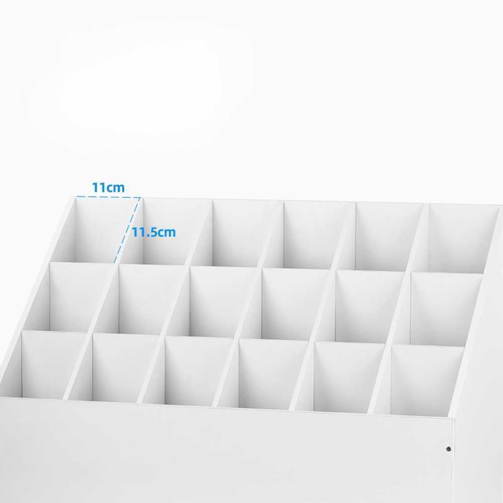 카메라 삼각대 보관함 휴대용 촬영장비 수납 케이스 화이트 18칸(76x36.5x76.5cm) - 상세 이미지 4
