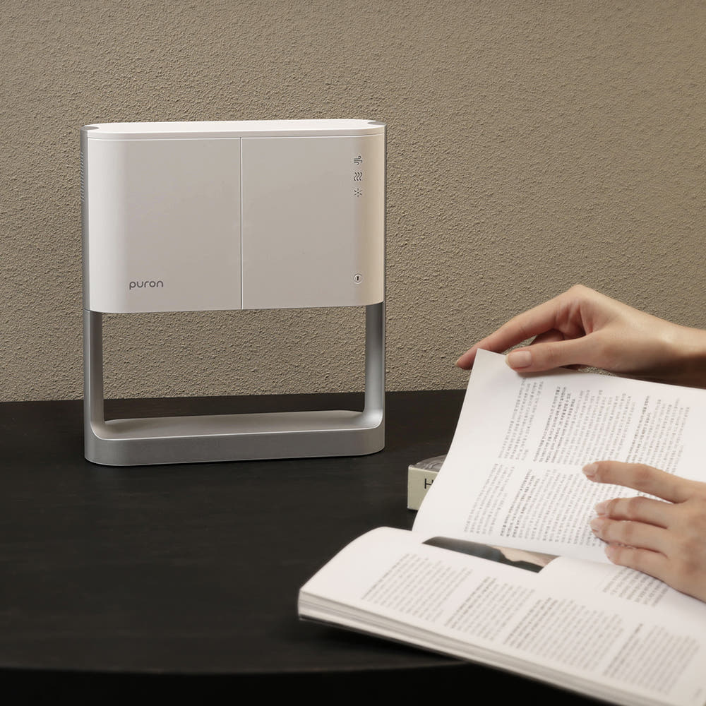 [37% 할인쿠폰] 퓨론 스탠드형 UV LED 칫솔살균기 가정용 S100 실버 제품 이미지