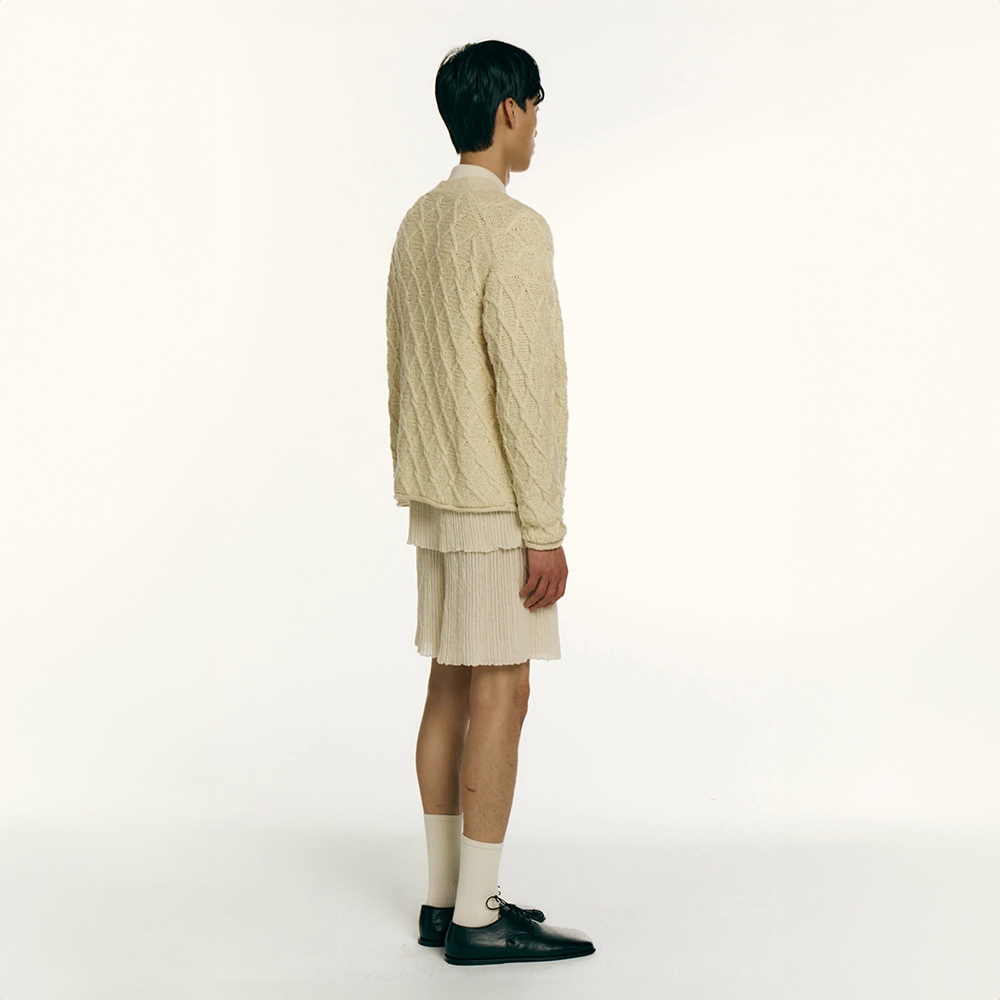 루스 CARAMELLE VANILLA 가디건 CARAMELLE VANILLA SS23NB04NI - 상세 이미지 3
