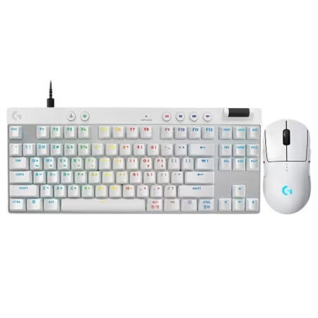 로지텍코리아 G PRO 2 LIGHTSPEED + TKL RAPID 키보드 마우스 세트 화이트