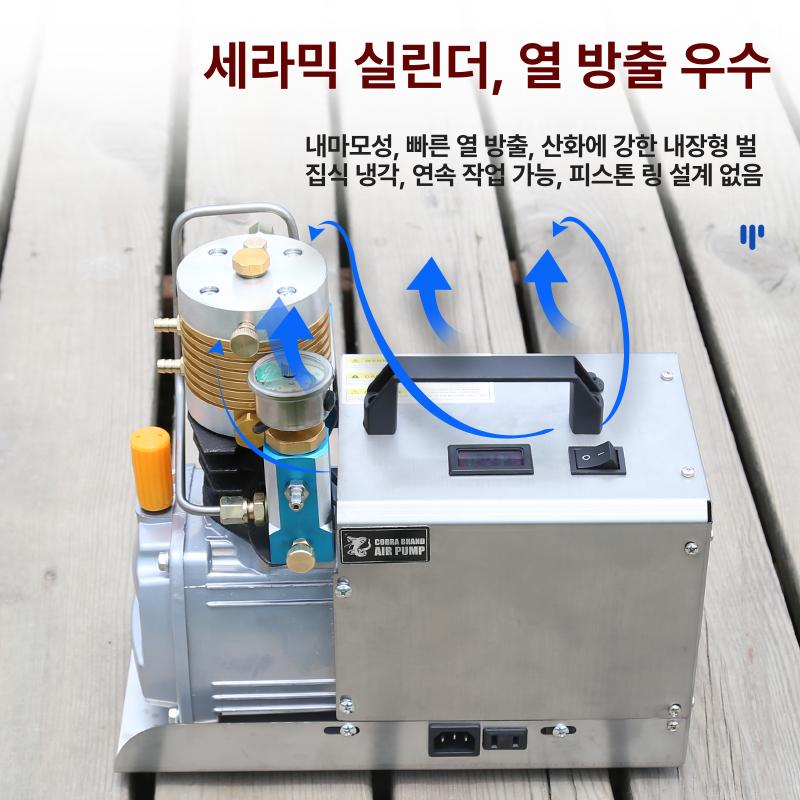 산소통 충전기 고압 자동 주입기 다이빙 공기 충전 장비 - 상세 이미지 3