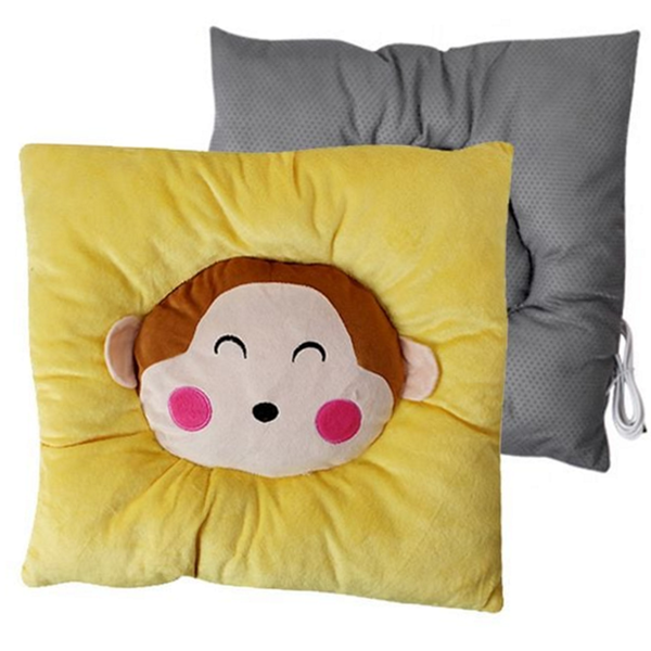 차량용 usb 발열 방석 귀여운 캐릭터 발열 방석 사무실 겨울용