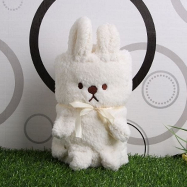 귀여운 캐릭터 무릎 담요 인형 동물 캐릭터 담요 휴대용 겨울 - 메인 이미지