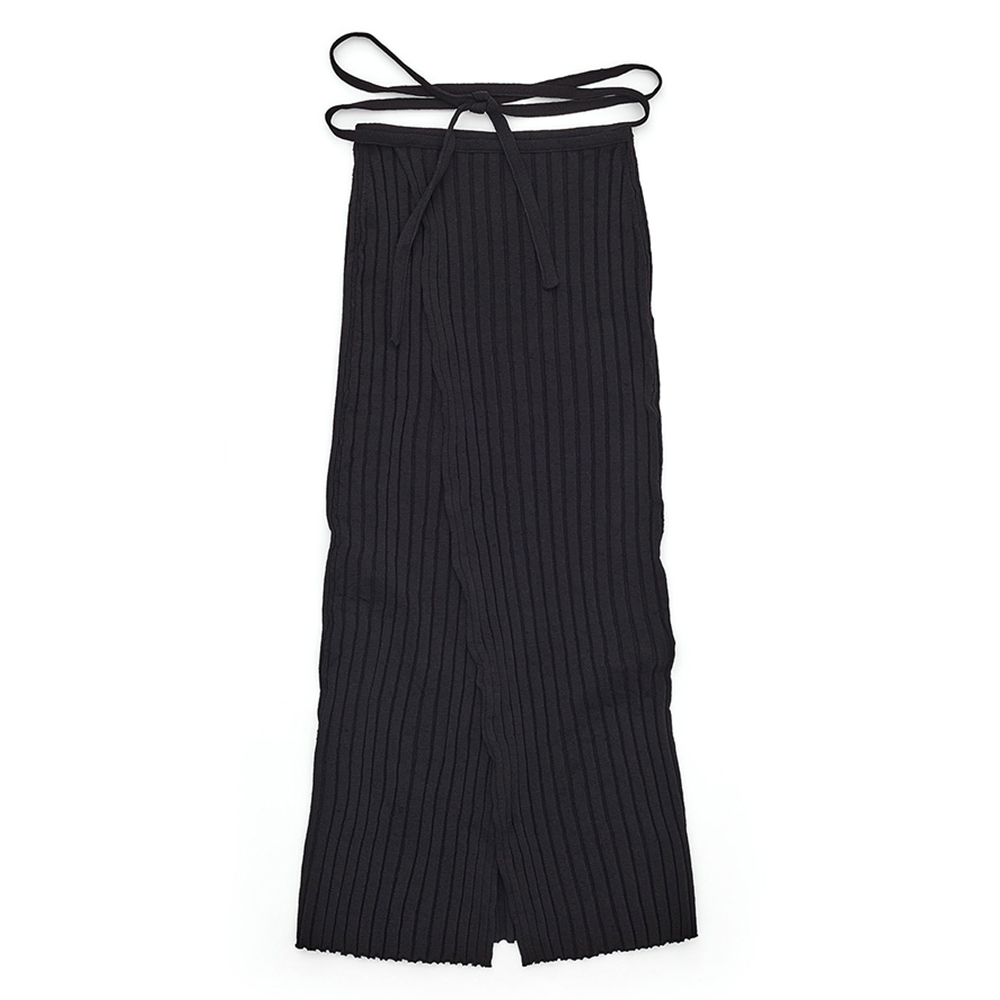 루스 여성 CHU BLACK 스커트 CHU BLACK SS23PA09I - 메인 이미지
