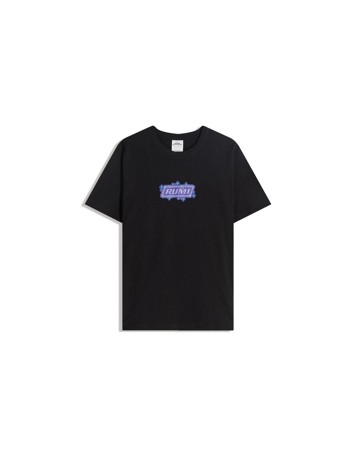 버쉬카 K팝 데몬헌터스 프린트 반팔 티셔츠 0877/256 BLACK - 상세 이미지 3