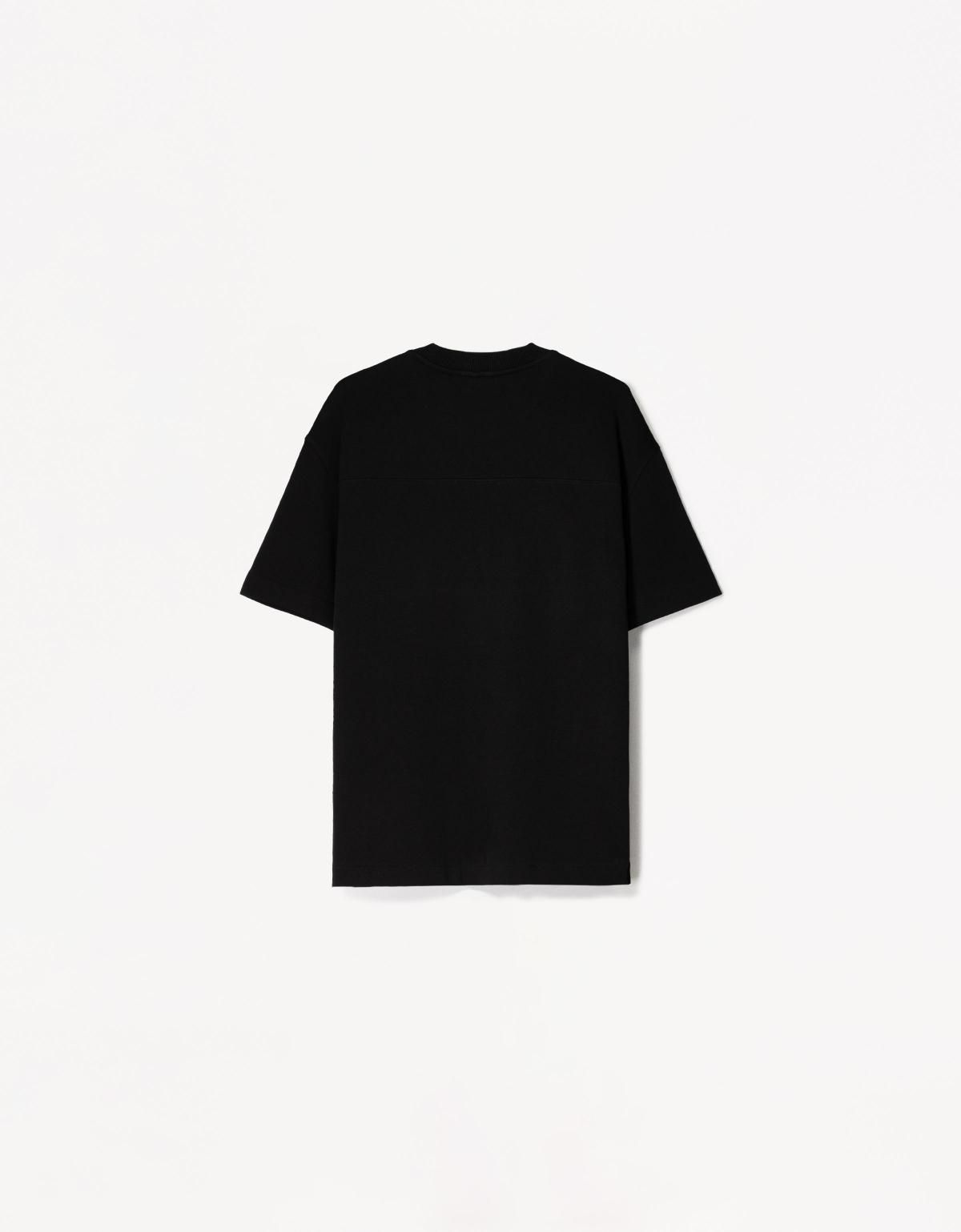 버쉬카 반팔 플러시 티셔츠 2807/190 BLACK - 상세 이미지 2