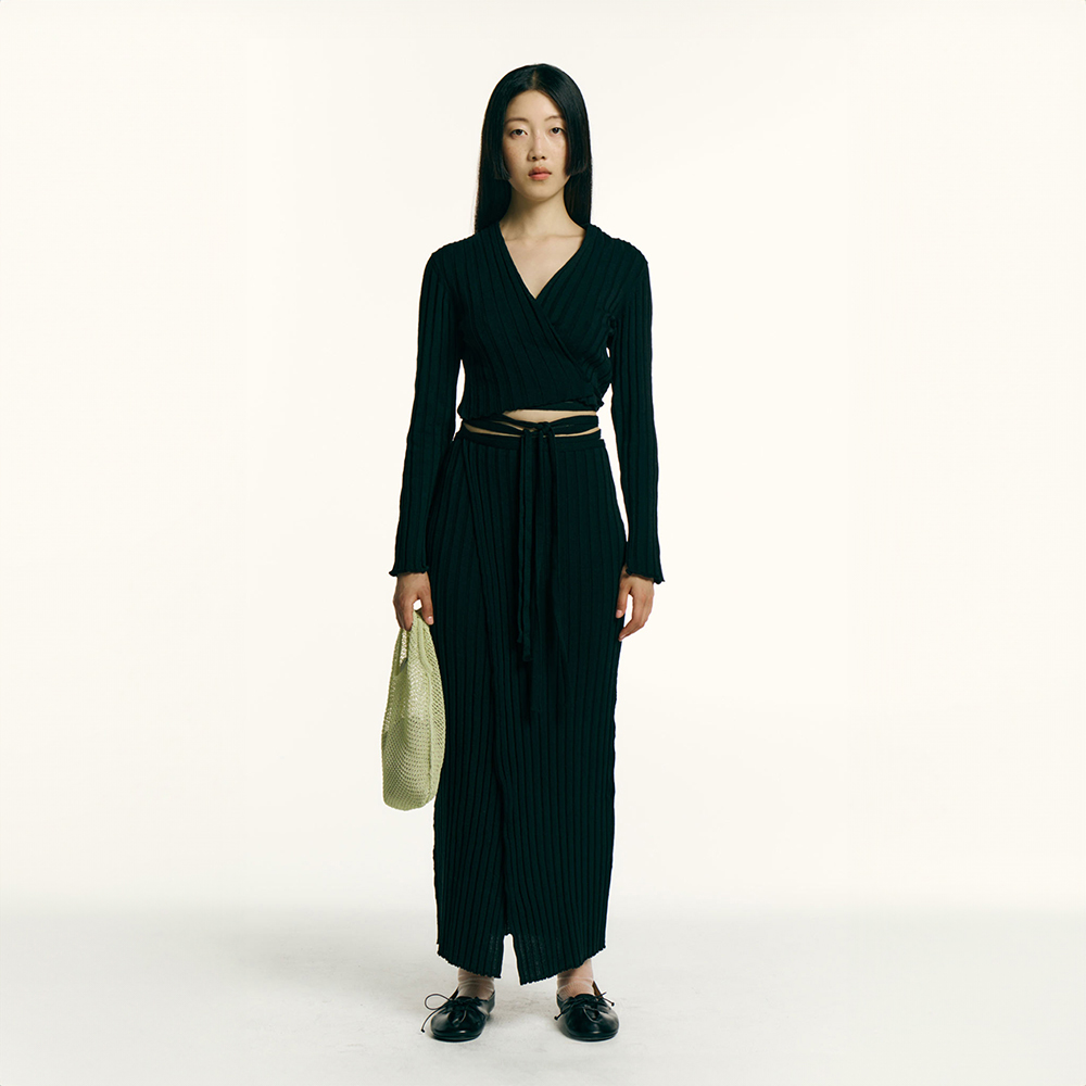 루스 여성 HOYO BLACK 가디건 HOYO BLACK SS23PA08I - 상세 이미지 2