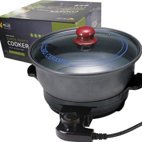 가정용 전기 파티 쿠커 멀티쿠커 전기 다용도 냄비 캠핑용 전골