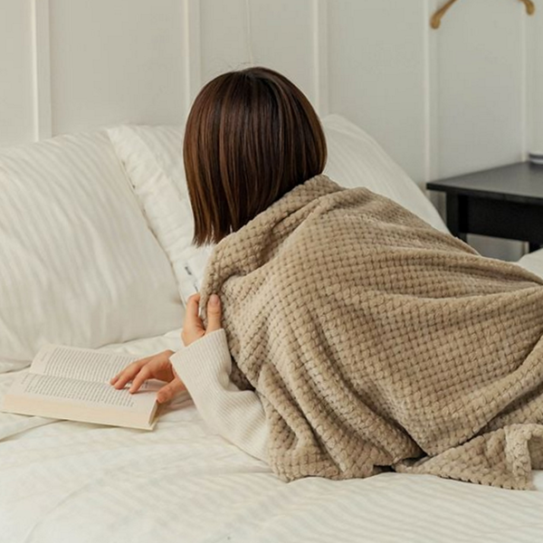 부드러운 극세사 담요 밍크 겨울 극세사 담요 블랭킷 두꺼운 침대 - 상품 이미지