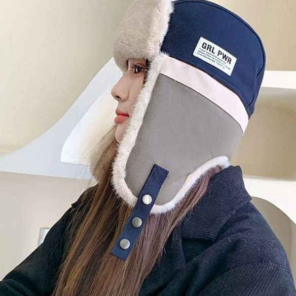 따뜻한 겨울 군밤 모자 귀달이 남여공용 군밤 모자 방한모 여성 - 메인 이미지