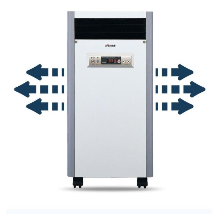 가정용 소형온풍기 원룸 공기청정 이동식 전기온풍기 6평형