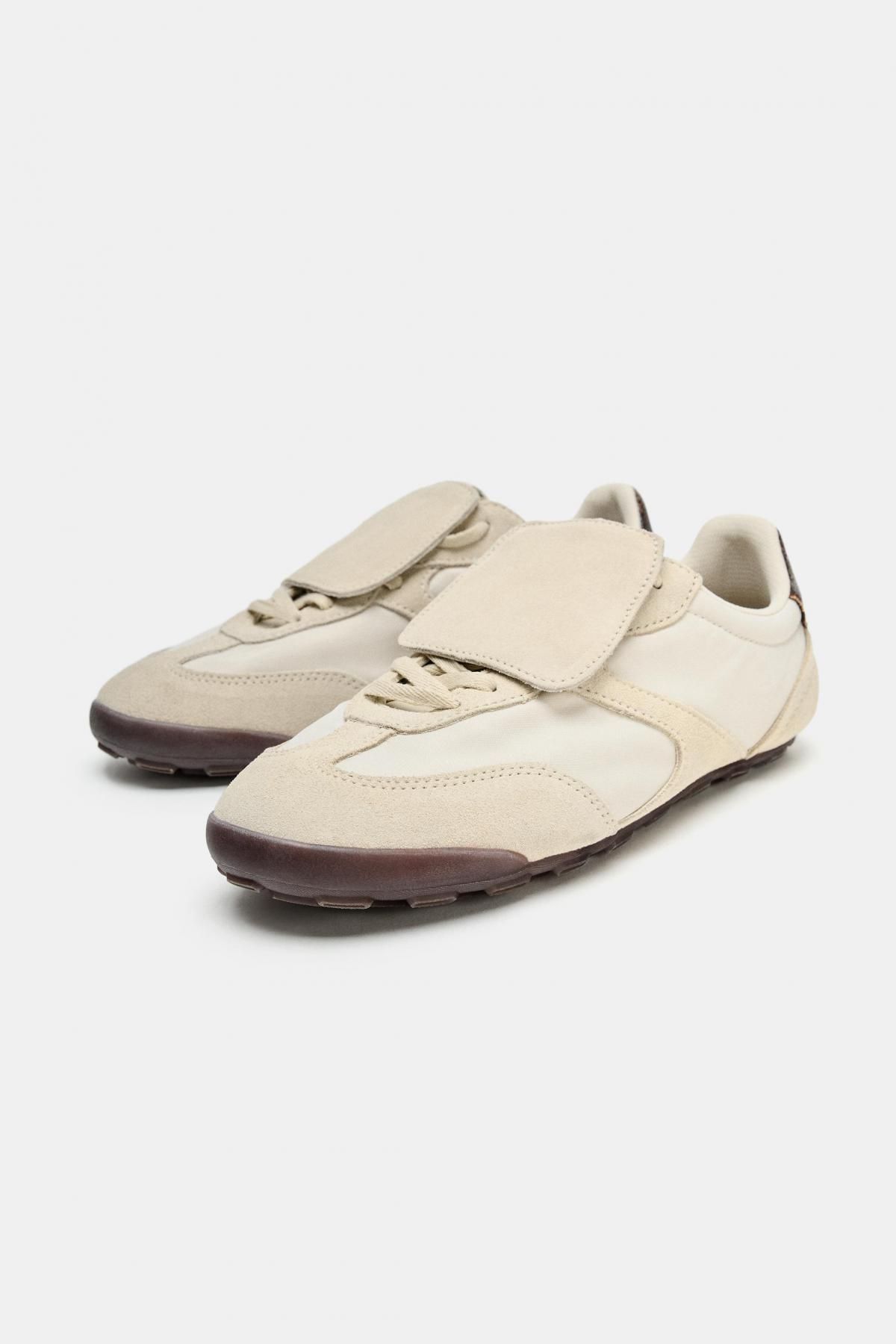 자라 소프트 테크니컬 텅 스니커즈 벨크로 5401/710 ECRU WHITE - 상세 이미지 3