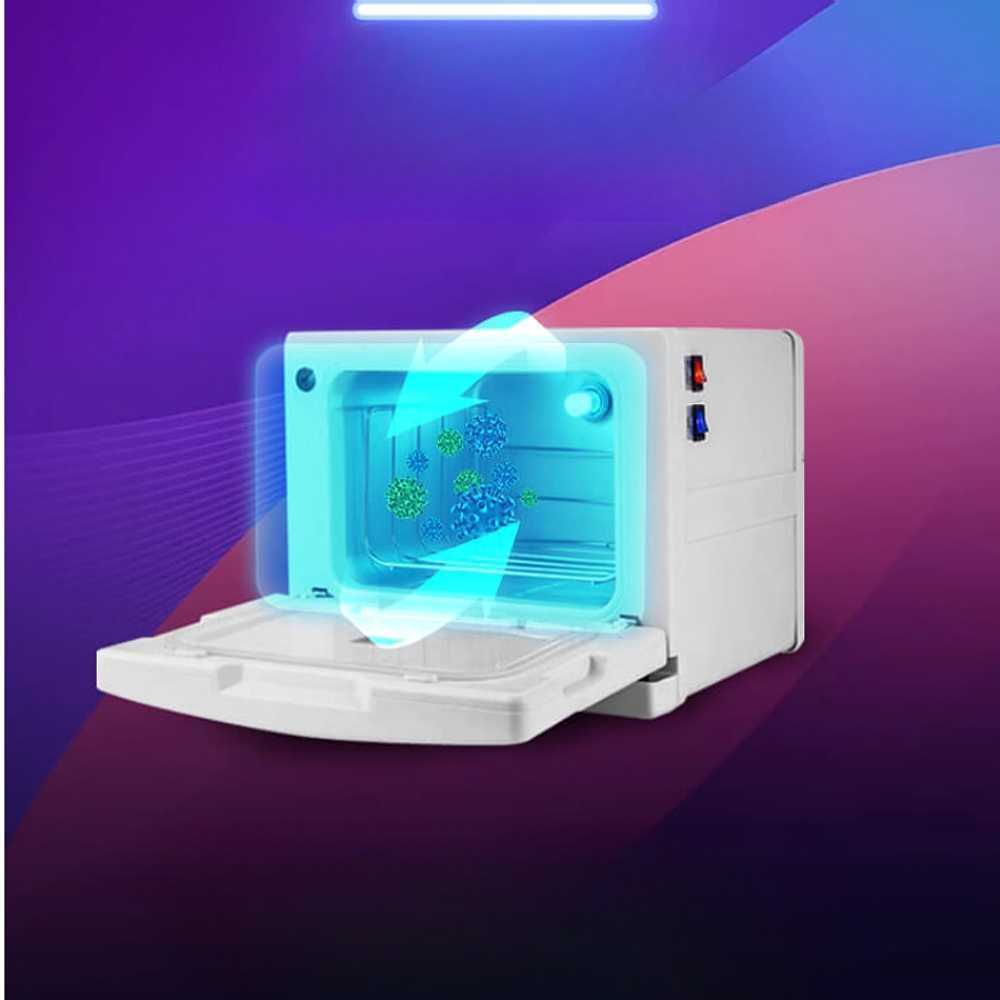 타월 온장고 수건 보관 살균가열 업소용 위생 관리 크림 8L 가열+UV - 상세 이미지 3