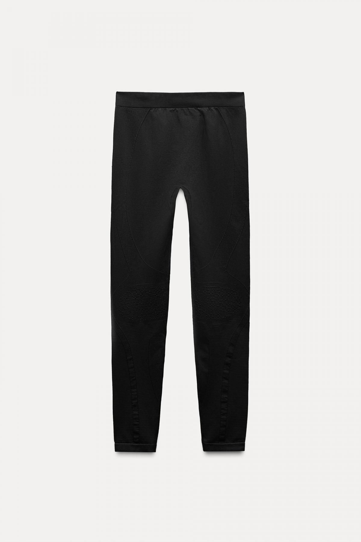 자라 테크니컬 웨이스트 기모 THERMOLITE 레깅스 4388/021 BLACK - 상품 이미지