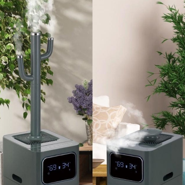 병원 나무가습기 카페 사무실 가정용 대용량 가열식가습기 17L