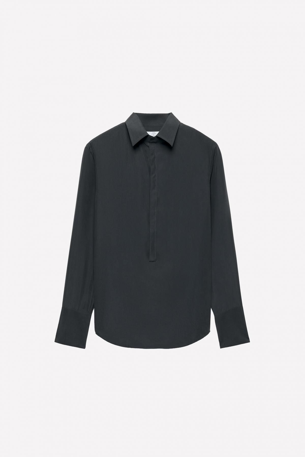 자라 실크 폴로셔츠 X 루도빅 드 생 세르냉 4344/600 BLUE / GREY - 메인 이미지