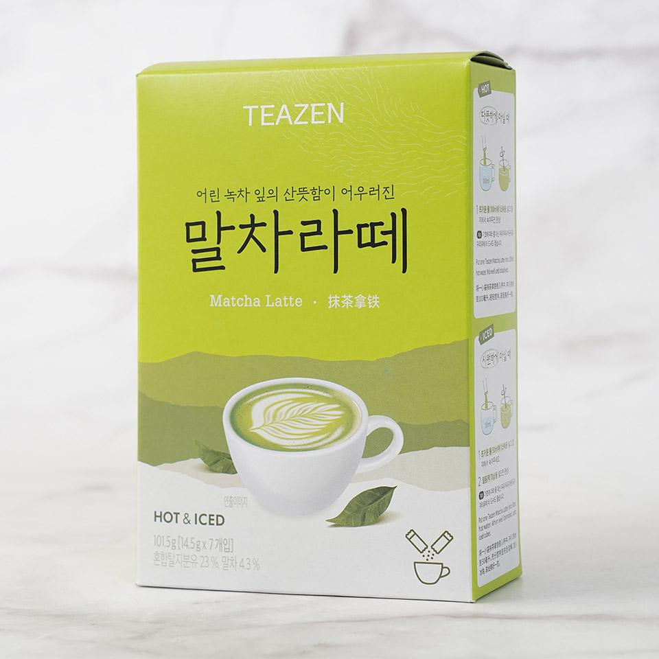 메가마트 티젠 말차라떼 14.5gx7입 - 상세 이미지 2