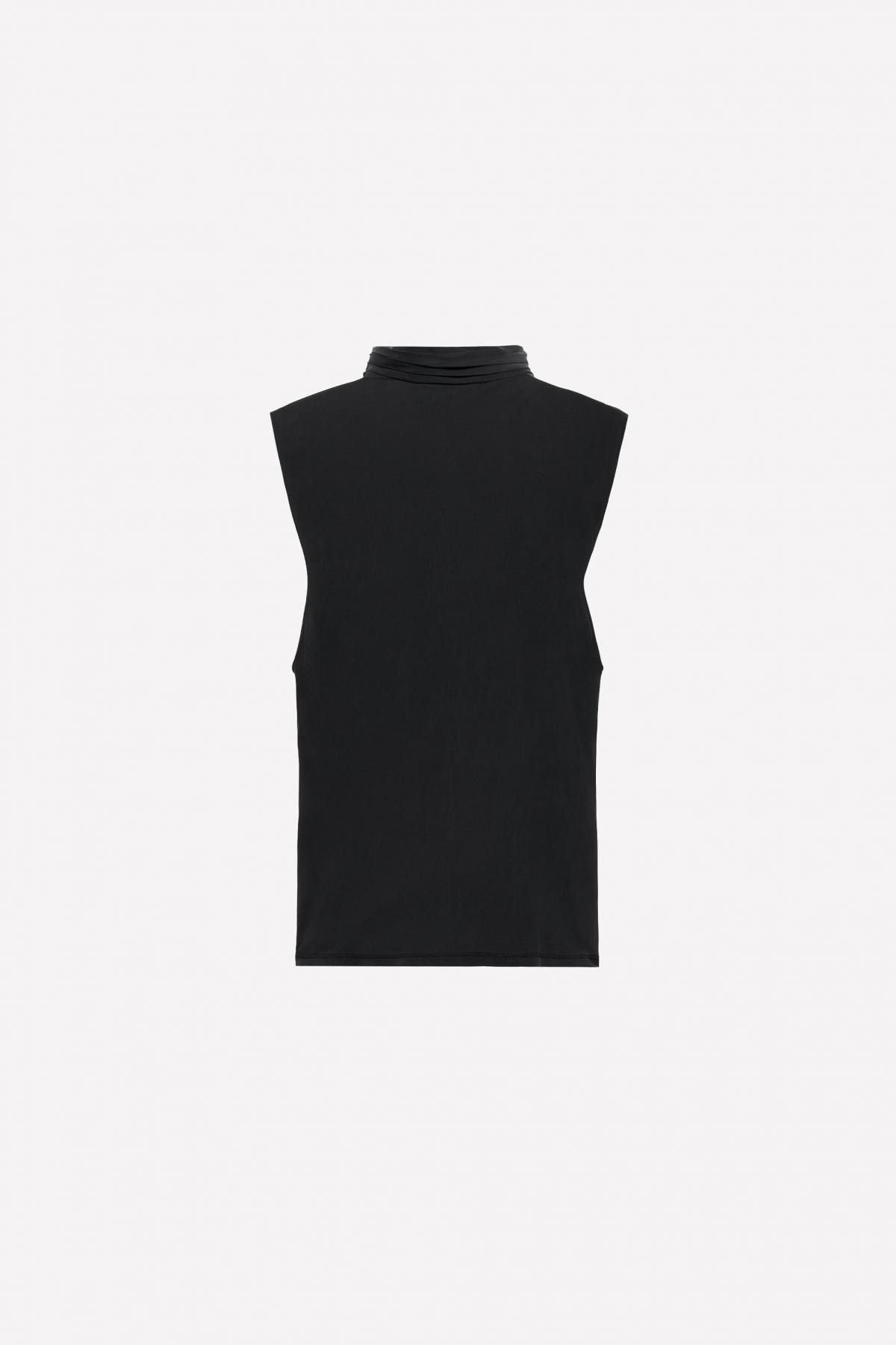 자라 드레이프 하이넥 탑 X 루도빅 드 생 세르냉 9177/607 DARK GREY - 상세 이미지 3