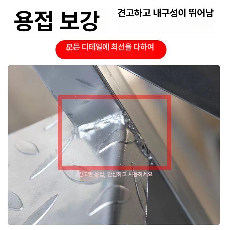 이동식 우마 발판 미끄럼방지 계단식 작업대 공장 창고 안전발판 - 상세 이미지 2