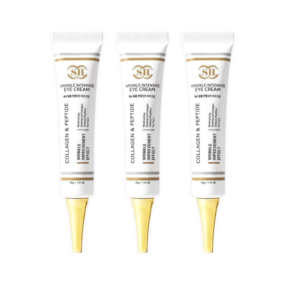 에스에이치 링클 인텐시브 아이크림 펩타이드 콜라겐 눈밑주름 눈가주름 탄력 40ml, 3개 - 상품 이미지