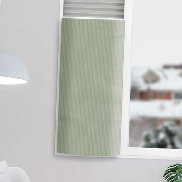 인테리어 창문형 에어컨 커버 북유럽풍 창문형 에어컨 덮개 줄누빔 파세코 - 상품 이미지