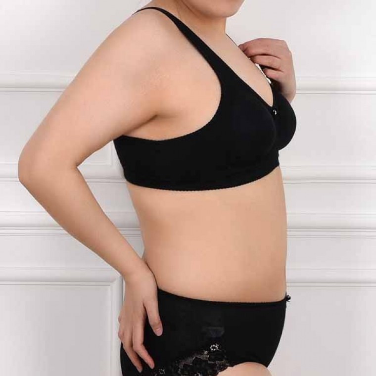 쟈가드 꽃무늬 노와이어 몰드 런닝형 B컵 브라팬티세트 SN2202-0072 - 상품 이미지