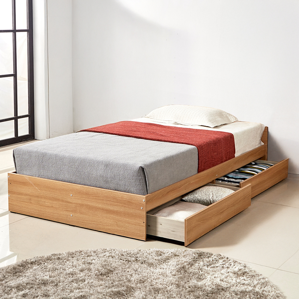 미니 원룸 싱글 침대 일체형 1인용 자취방 고시원 작은 좁은방 2단 서랍형 MS