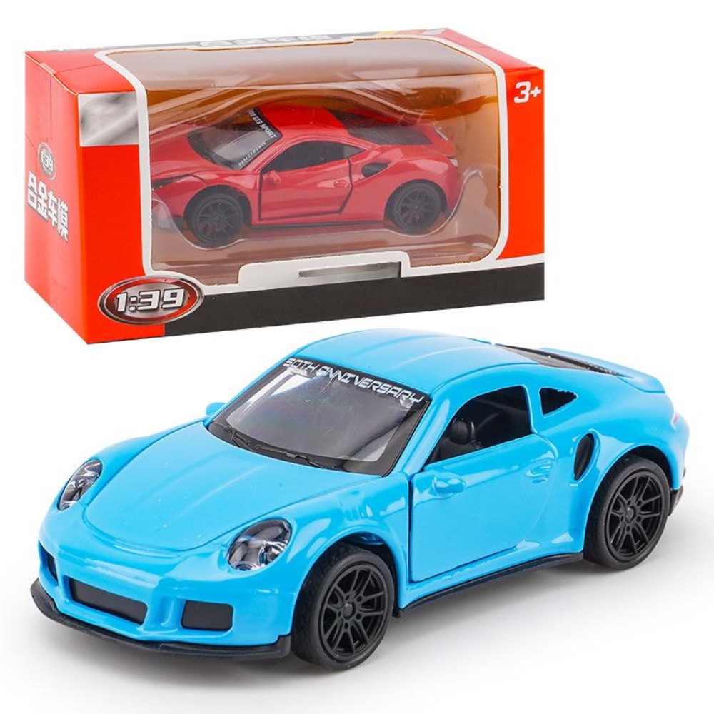 합금 소형차 M 제트 Majorette jet 911GT3 컬렉션 [ 911 카레라 S]-옐로우 블루 - 상품 이미지