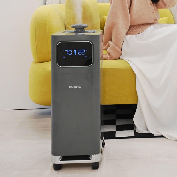 병원 나무가습기 카페 사무실 가정용 대용량 가열식가습기 17L