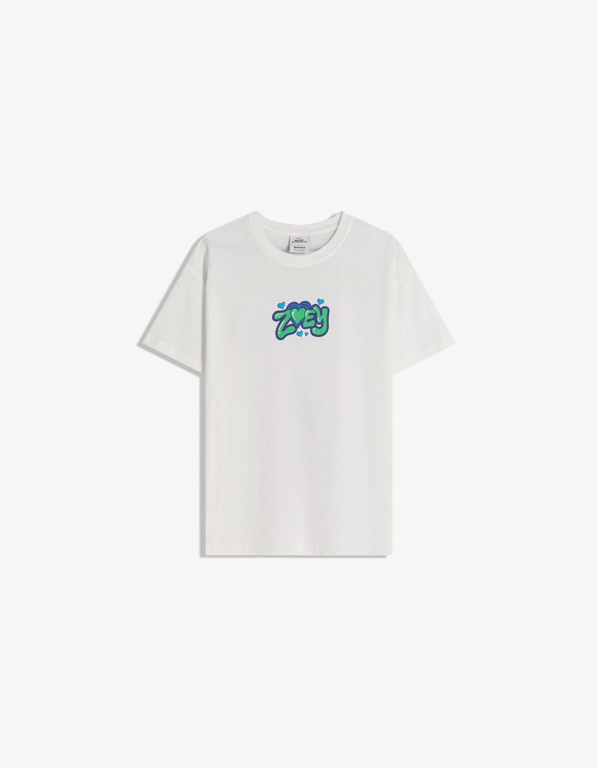 버쉬카 K팝 데몬헌터스 프린트 반팔 티셔츠 0877/256 OFF WHITE - 상세 이미지 3
