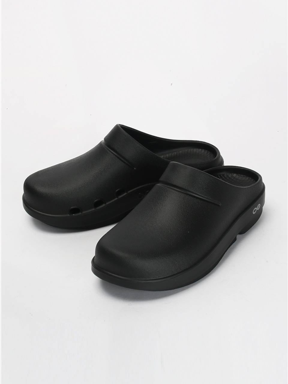우포스 슬리퍼 클로그 슬라이드 남녀공용 블랙 1200-BK