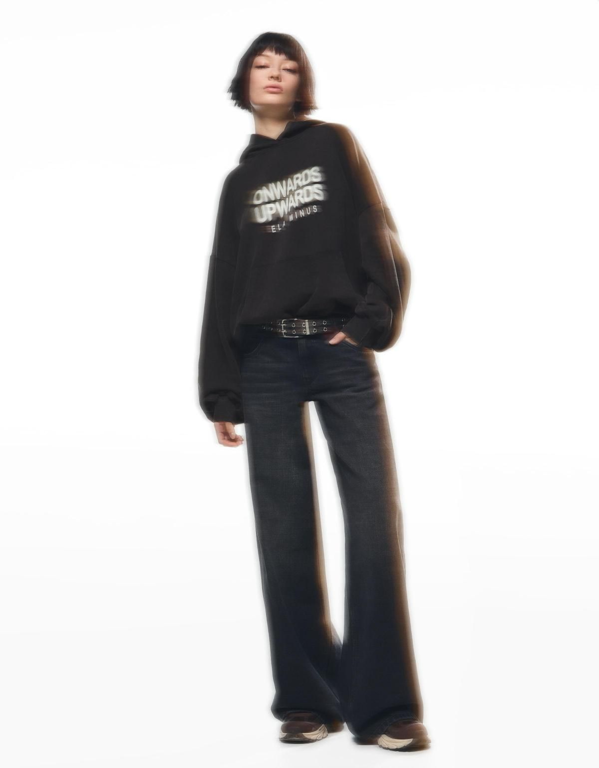 버쉬카 테크니컬 오버사이즈 프린트 후드티 7095/033 GREY - 상세 이미지 5