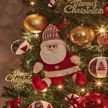 별별샵협력사 별별 산타 인형 40cm 크리스마스파티룸꾸미기 호텔크리스마스장식 산타장식인형