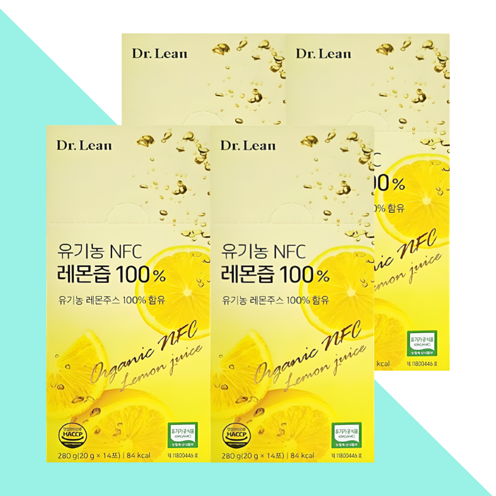 닥터린 유기농 레몬즙 레몬수 NFC 14포X4개 - 메인 이미지