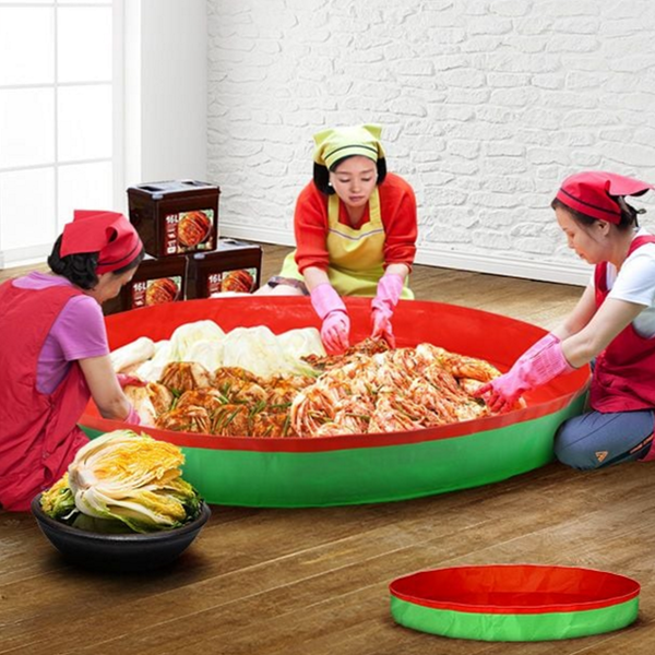 접이식 김장매트 120cm 무봉제 다용도 김장매트 간편 넓은 방수 비닐 - 메인 이미지
