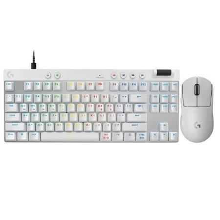 로지텍코리아 G PRO X SUPERLIGHT 2c + TKL RAPID 키보드 마우스 세트 화이트