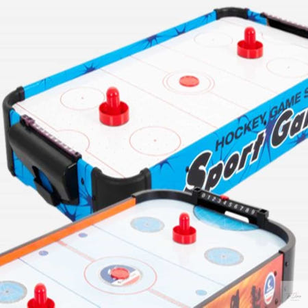 온지니 에어하키 중형 게임테이블 가정용게임기 반사신경게임