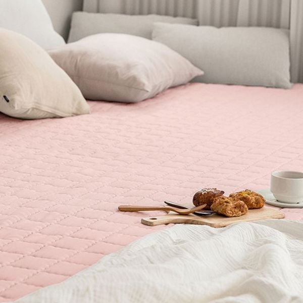 사계절 매트리스 덮개 누빔 침대 커버 패드 미끄럼 방지